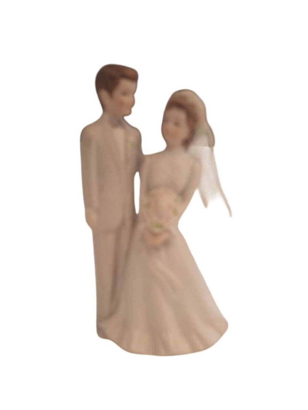 Vintage 1984 Lefton Christopher Bride Groom Wedding Cake Topper 04032 Romantic